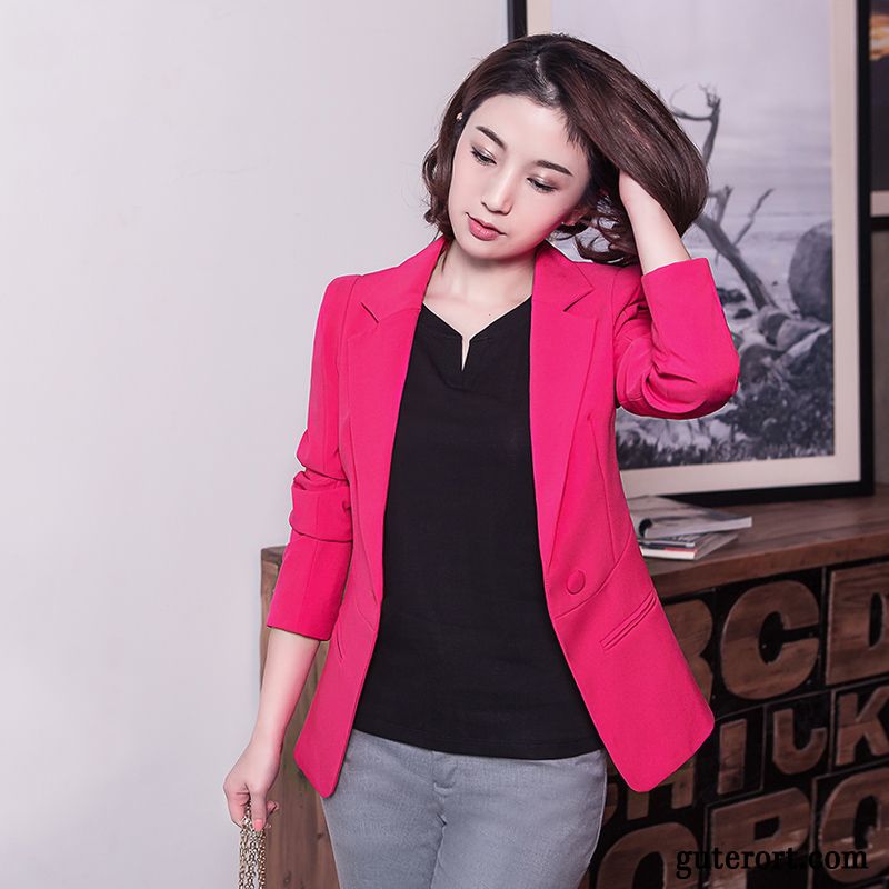 Blazer Chiffon Schwarz, Damen Blazer Ärmellos Farbig