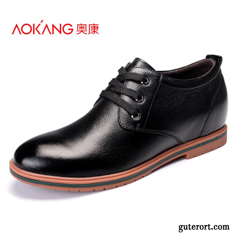 Schuhe Online Sale, Leder Schuhe Herren Braun Lederschuhe Scharlachrot