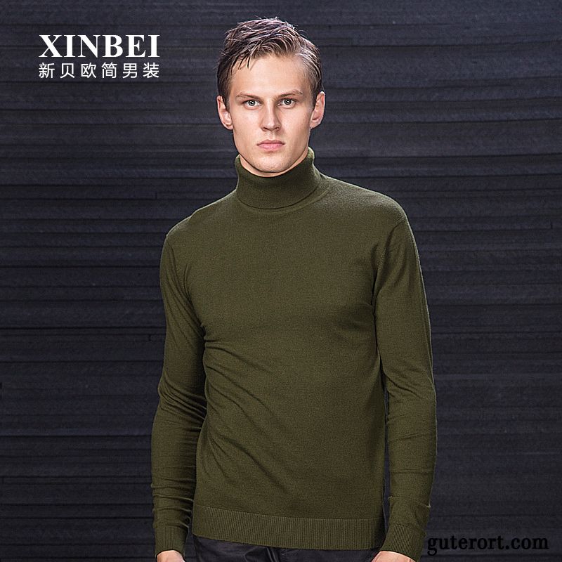 Pullover Herren Mode Kaufen, Warme Herren Pullover Lindgrün