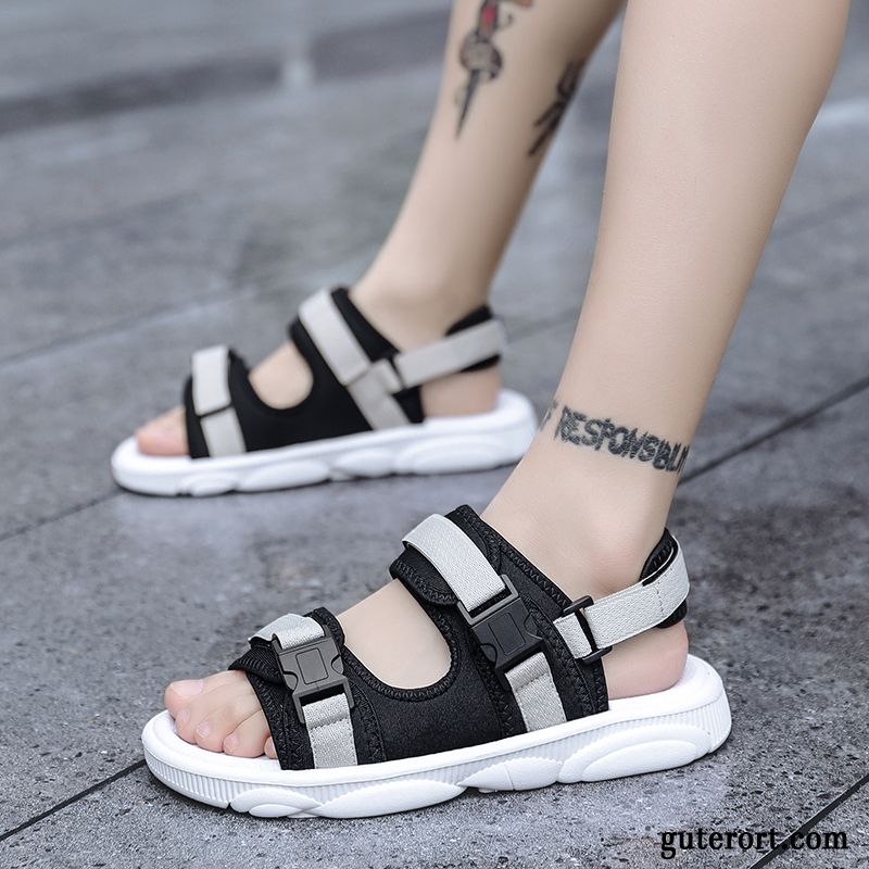 Sandalen Herren Casual Trend Neue Lovers Europa Hausschuhe Camouflage Sandfarben Rot