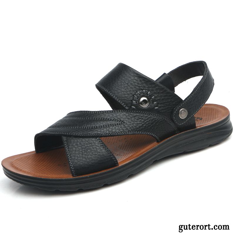 Schuhe Kaufen Männer Farbenreich, Herren Sandalen Zehenschlaufe