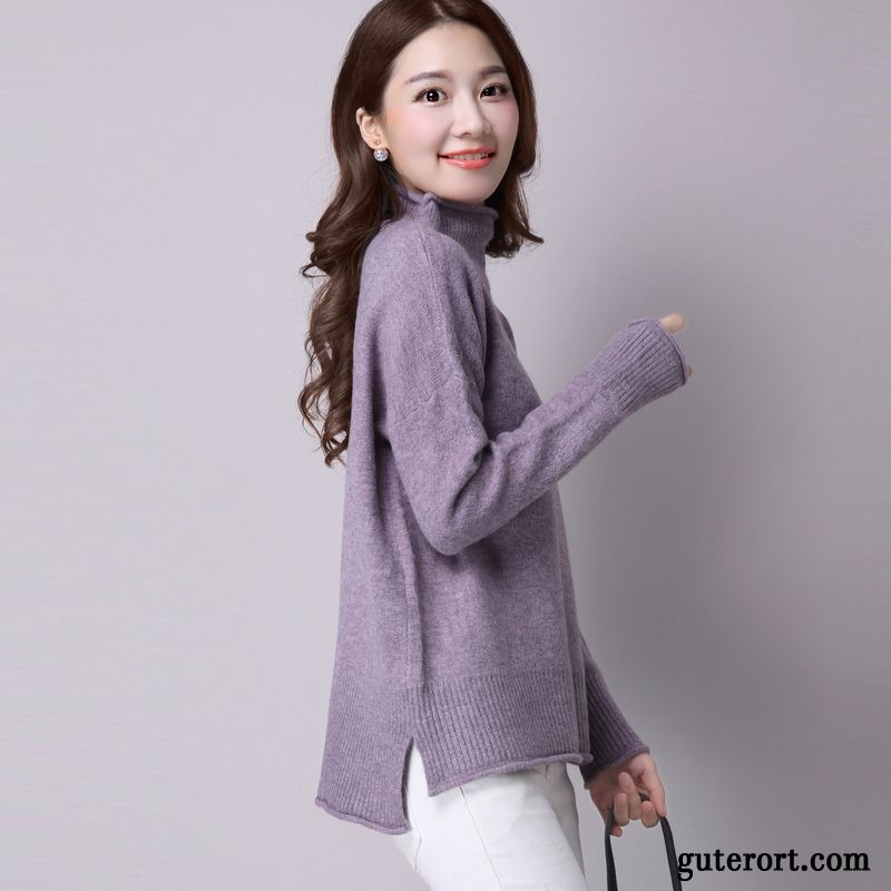 Schöne Pullis Für Frauen Violett, Damen Strickpullover Verkaufen