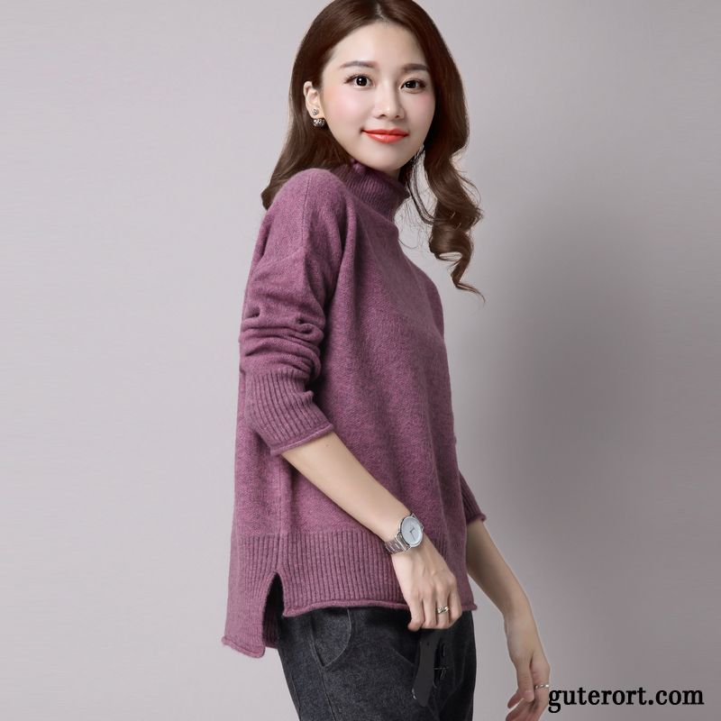 Schöne Pullis Für Frauen Violett, Damen Strickpullover Verkaufen